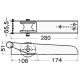Prowadnica Liny Kotwicznej 280 x 55 mm Stal Nierdzewna Osculati #01.118.83